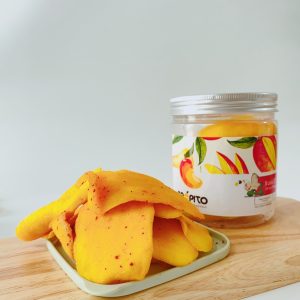 Xoài sấy dẻo muối ớt, xoài sấy muối ớt chua cay ăn vặt siêu ngon-Hàng loại 1