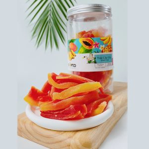 Mứt Đu đủ sấy dẻo không đường vị tự nhiên Trái cây sấy Nhiệt Đới